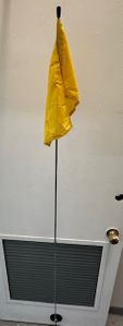 Magnetic Mount Long 90 Degree Pole (w or w/o flag) and Strong Magnet