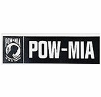 POW MIA Decal Sticker - 3.5x4.5 Inch Outdoor Vinyl Decal