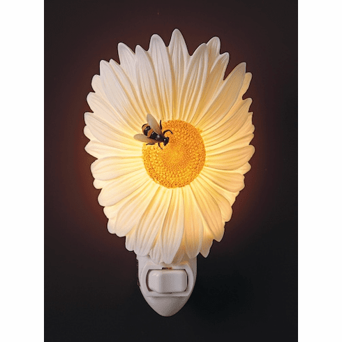 Ibis and Orchid Design Daisy and Bee Night Light