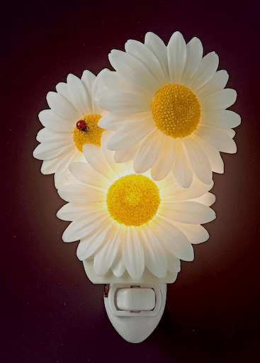 Ibis and Orchid Design Ladybug and Daisy Night Light
