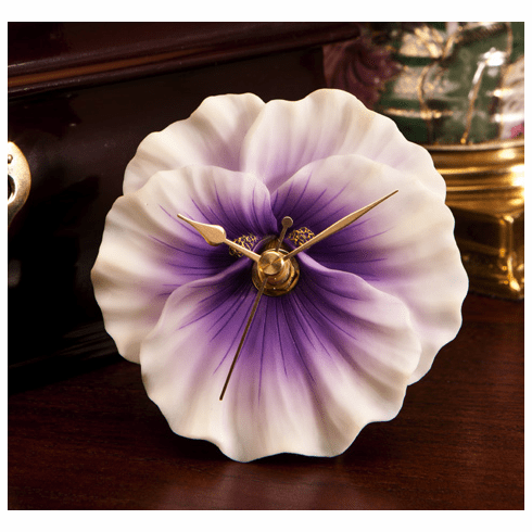 Pansy Flower Clock