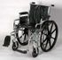 24" Detachable Desk Arm Wheelchair<BR> With Padded Elevating Legrests<BR> Alex Orthopedic P5066-24