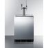 24" Wide Built-In Coffee Kegerator,<br>  ADA Compliant <br> Door Swing RHD , Stainless Steel <br> Summit SBC58BLBIADACMTWIN