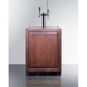 24" Wide Built-In Coffee Kegerator, <br>ADA Compliant (Panel Not Included) <br> Door Swing RHD , Panel Ready <br> Summit SBC58BLBIADAIFCMTWIN