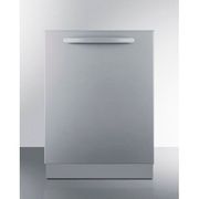 24" Wide Built-In Dishwasher, <br>  ADA Compliant <br> Cabinet Stainless Look <br> Summit DW244SSADA