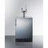 24" Wide Built-In Kegerator, <br> ADA Compliant <br> Door Swing RHD , Stainless Steel <br> Summit SBC58BLBIADA