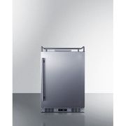 24" Wide Built-In Kegerator <br> Door Swing RHD , Stainless Steel <br> Summit SBC682NK