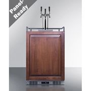 24" Wide Built-In Kegerator <br> (Panel Not Included)<br> Door Swing RHD , Panel Ready <br> Summit SBC682PNRTRIPLE