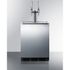24" Wide Built-In Nitro Coffee Kegerator,<br>  ADA Compliant <br> Door Swing RHD , Stainless Steel <br> Summit SBC58BLBIADANCFTWIN