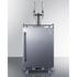24" Wide Built-In Nitro Coffee Kegerator <br> Door Swing RHD , Stainless Steel <br> Summit SBC682NCFTWIN