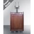 24" Wide Built-In Nitro Coffee Kegerator <br>  (Panel Not Included)<br> Door Swing RHD , Panel Ready <br> Summit  SBC682PNRNCFTWIN