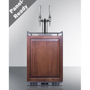24" Wide Built-In Nitro Coffee Kegerator <br>  (Panel Not Included)<br> Door Swing RHD , Panel Ready <br> Summit  SBC682PNRNCFTWIN