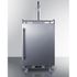 24" Wide Built-In Outdoor Commercial Beer Kegerator<br> Door Swing RHD , Stainless Steel <br> Summit BC74OSCOM