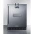 24" Wide Front Tap Built-In Beer Kegerator, <br> ADA-Compliant <br> Door Swing RHD , Stainless Steel  <br> Summit SBC7BRSFRTPADA
