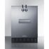 24" Wide Front Tap Built-In Beer Kegerator <br> Door Swing LHD , Stainless Steel <br> Summit SBC7BRSFRTPLHD