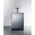 24" Wide Nitro Coffee Kegerator <br> Door Swing RHD , Stainless Steel <br> Summit SBC7BRSNCF2