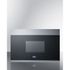 24" Wide Over-the-Range Microwave <br> Door & Cabinet Black/SS <br> Summit MHOTR24SS