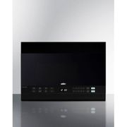 24" Wide Over-the-Range Microwave <br> Door & Cabinet Black  <br> Summit MHOTR242B