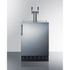 24" Wide Wine Kegerator <br> Door Swing RHD , stainless Steel <br> Summit SBC7BRSWK2