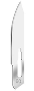 #60 Carbon Steel Surgical Blade <br> 100/Box <br> Agri-Pro 618360