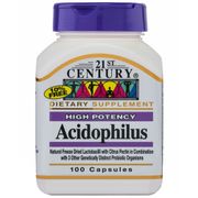 ACIDOPHILUS <br> 100 Oval Caps <br> 21st Century 740985213391