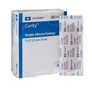 Adhesive Strip Curity 1 X 3 Inch <br> Fabric Rectangle Tan Sterile<br> (50//BX 24BX/CS) <br> Cardinal 44101-