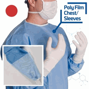 AHS Sterile Field <br>Extra Protection Gowns<br> Size Small , Each <br>ANIMAL HOSPITAL SUPPLY 5-011