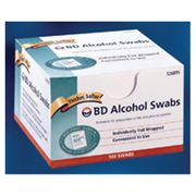 Alcohol Prep Pad BD <br> Isopropyl Alcohol, 70% Individual Packet <br>1 X 3/4 Inch NonSterile , 100/box , 12 Box/Case <br> BD 326895