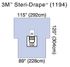 Arthroscopy Sheet, <BR>Fluid Collection Pouch, 89" x 120",<BR> 2 Exit Ports, Tube & Cord Organizer, <BR>3M Biocade Fabric, 5/cs<BR> 3m-1194