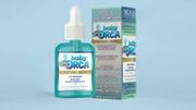 Baby ORCA Teething Drops, <br> 10mL bottle (0.34 fl. oz.) with reusable dropper.<br> 6 bottles/bx <br> Orca 310995