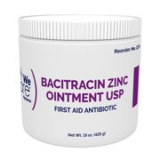 Bacitracin Zinc Topical Ointment <br>Bacitracin Zinc 500u/gm <br> 1lb/Jar , 12/Case <br> Dynarex 1176