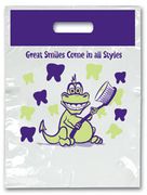  Bag 2-Color Brush Floss <br>Smile Large 9x13 ,500/Pk <br> Mkt LBG12