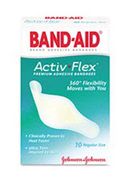 Band-Aid <br>Bandage Activ-Flex <br>7/8"x3" 10/Bx <br> J&J 100441400