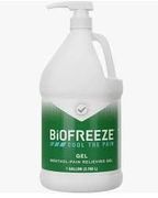 Biofreeze Professional, <br> 1 Gal Gel, Green, 4/cs<br> Biofreeze 13433