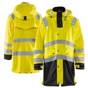 Blaklader <br> Class 3 Long Rain Coat<br> Size 2X-Large<br> Safety BLK-4316-2X