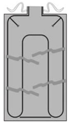 BLANKET TUBE VETPRO <br> Small , 20"X25" <br> Adroit 8018-0002