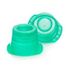 Blood Collection tube Cap<br> Monoject 13mm for Tube <br>Green 1000/Pack , 10 Pack/Case  <br>Covidien 1270019503