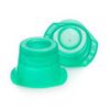 Blood Collection tube Cap<br> Monoject 13mm for Tube <br>Green 1000/Pack , 10 Pack/Case  <br>Covidien 1270019503