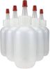 Boston Round Squeeze Bottle <br> with Yorker Top, Red Tip, 0.25oz , 25/Box <br> Vetone MW-BY-014-025