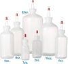 Boston Round Squeeze Bottle <br> with Yorker Top, Red Tip,<br>  4oz , 25/Box <br> Vetone MW-BY-004-025