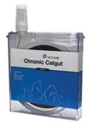 Chromic Catgut Sterile <br>  Absorbable Suture Cassette #0, 50m<br> Vetone 610000