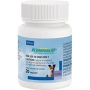 Clomicalm Chewable Tablets Blue, <br> 20 mg, 11-22 lb, 30/Bottle<br> VIRBAC  10522