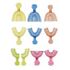 Color-Brite Impression Trays, <BR> Perforated, #10 Ant Lower, <BR>Pink, 12/bg , 25 Bag/Case <br> Dukal UTA-7210