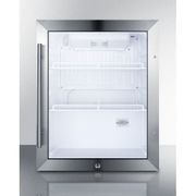 Compact Beverage Center <br> Door Swing RHD , Glass <br> Summit SCR314LCSS