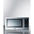 Compact Microwave <br> Door & Cabinet Stainless Steel <br> Summit SCM853