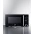 Compact Microwave with USB Ports and Allocator <br> Door & Cabinet Black <br> Summit SM903BSA1