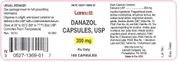 DANAZOL 200MG <BR> 100 Capsules/pack <br> Brand Name <br> ( DANOCRINE 200MG ) <br>Lannett 00527136901  