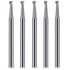 Dental Bur #4 Round <br> Medium Grit Diamond FG , 5/Pack <br> Brasseler USA 801.31.014