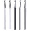 Dental Bur #4 Round <br> Medium Grit Diamond FG , 5/Pack <br> Brasseler USA 801.31.014