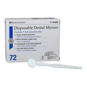 Dental Mirror 23 mm <br> Round Disposable 72/Box <br> HS  104252